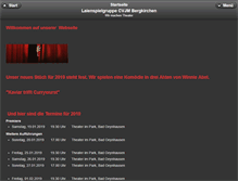 Tablet Screenshot of laienspielgruppe-bergkirchen.de